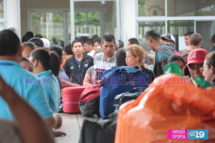Nicaragüenses ingresan por la frontera sur para celebrar en familia la Navidad