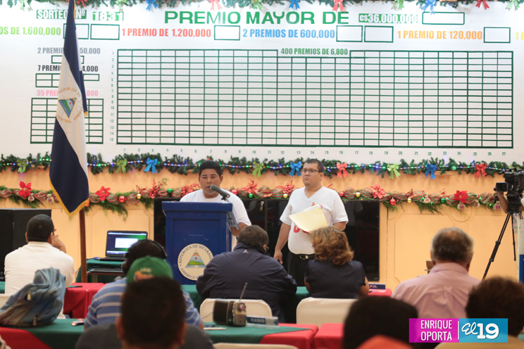 Premio Mayor de la Lotería Nacional se queda en Managua