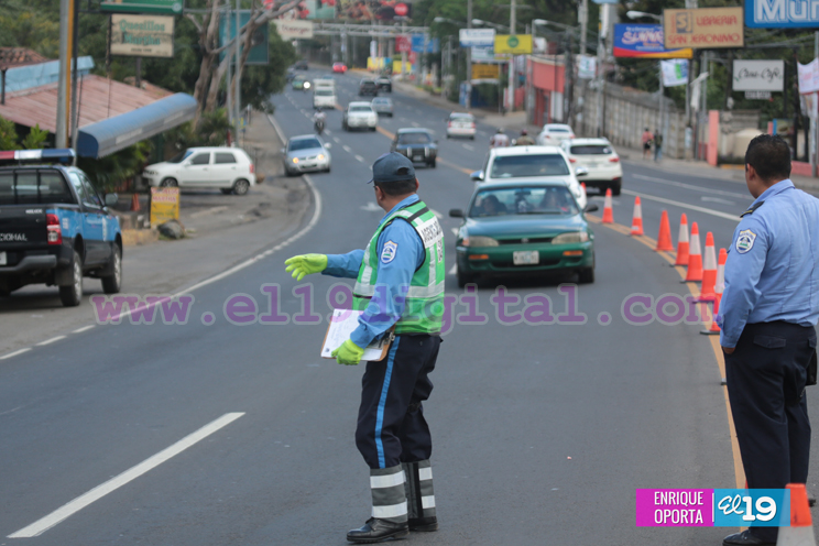Policía Nacional continúa procurando seguridad en las vías
