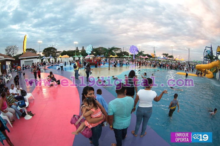 Nuevo parque del Paseo Xolotlán: “Más que una novedad, un acontecimiento grandioso para las familias”