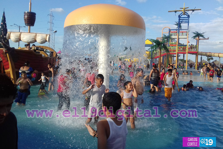 Gobierno garantizará que aguas del Parque Acuático del Paseo Xolotlán sean seguras para los visitantes