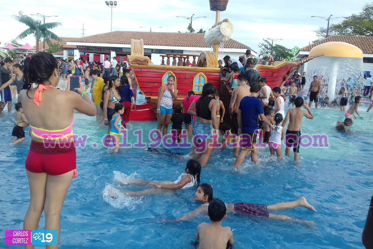 Gobierno garantizará que aguas del Parque Acuático del Paseo Xolotlán sean seguras para los visitantes