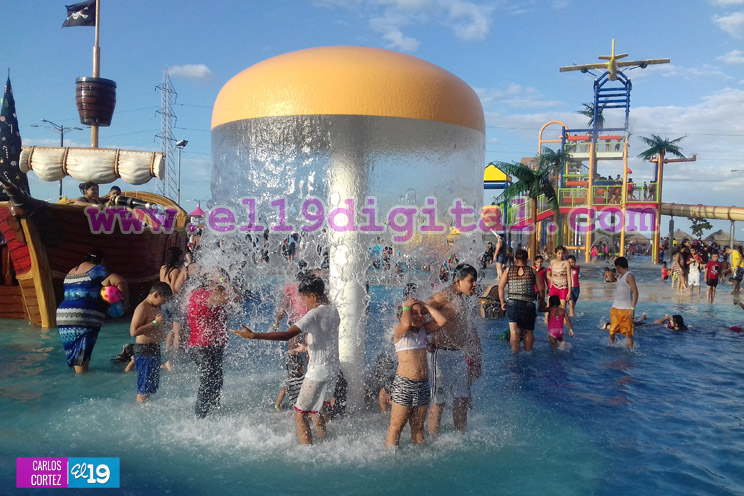 Gobierno garantizará que aguas del Parque Acuático del Paseo Xolotlán sean seguras para los visitantes