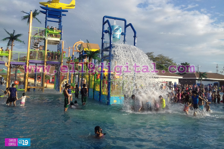 Gobierno garantizará que aguas del Parque Acuático del Paseo Xolotlán sean seguras para los visitantes