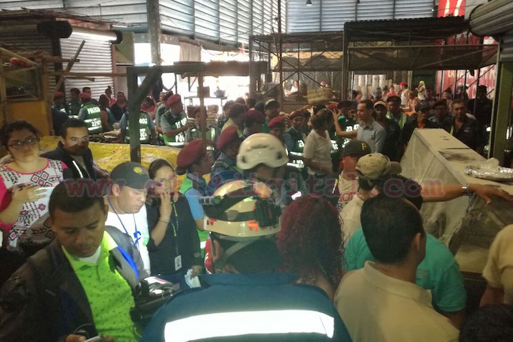 Explota tanque de gas en el Mercado Roberto Huembes