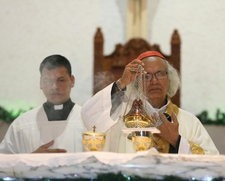 Cardenal Brenes: "Piensen en una acción que Dios ha realizado en sus vidas este año"