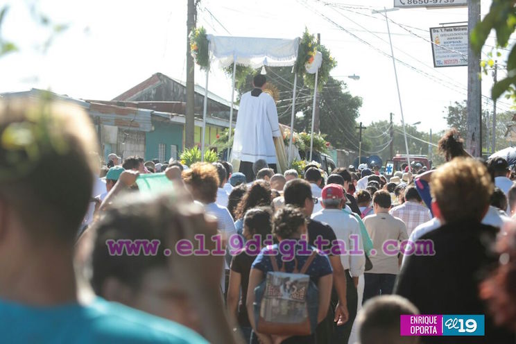 Jinotepinos festejan solemnidad de Jesús Sacramentado
