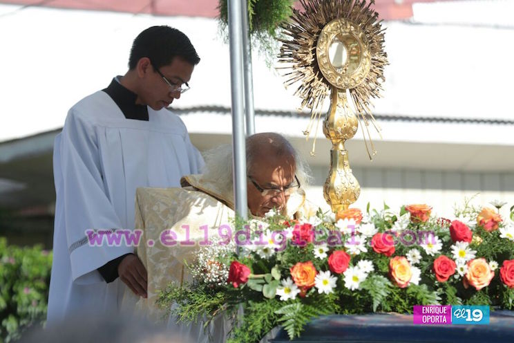 Jinotepinos festejan solemnidad de Jesús Sacramentado