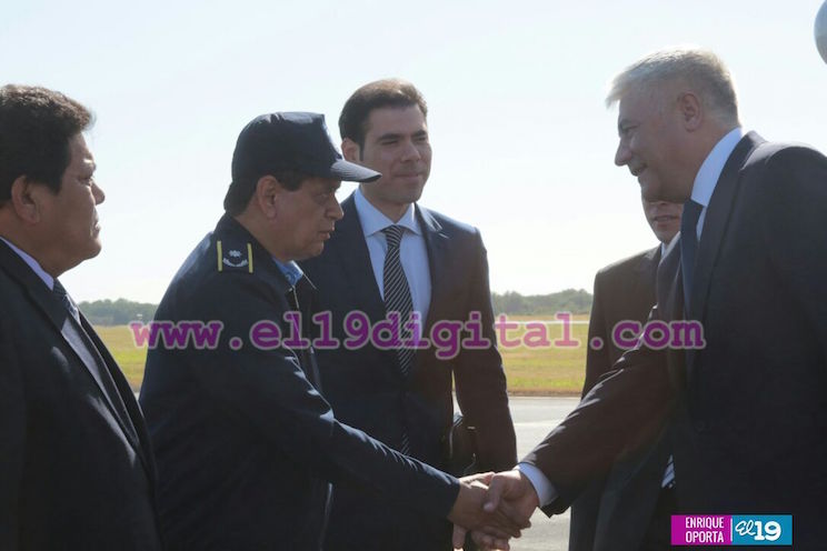 Ministro del Interior de Federación de Rusia llega a Nicaragua