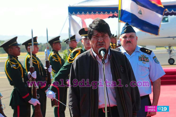 Presidente de Bolivia destaca profunda vocación democrática de Nicaragua