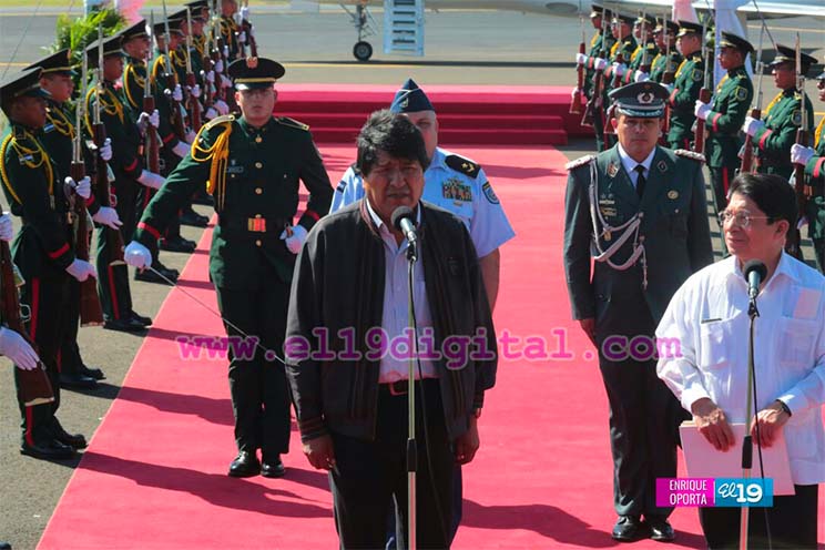 Presidente de Bolivia destaca profunda vocación democrática de Nicaragua