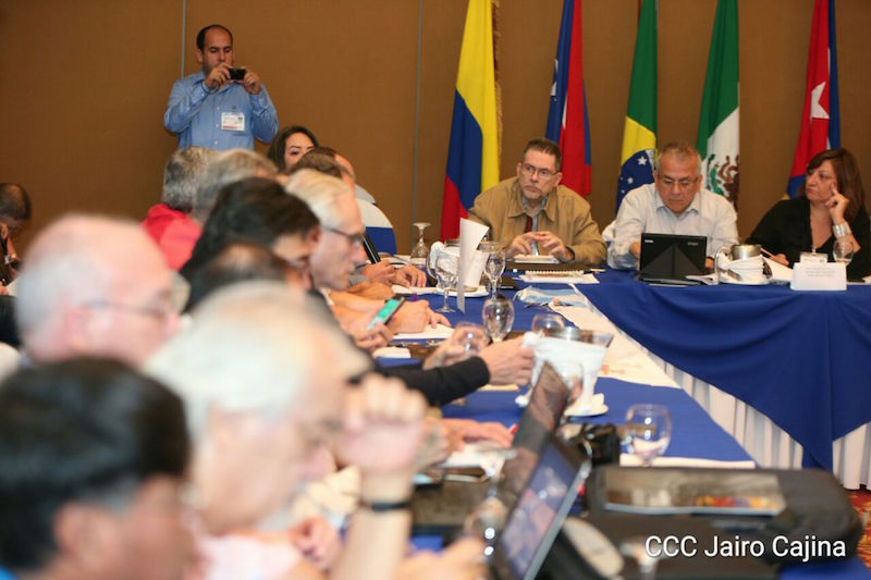 Se instala en Managua grupo de trabajo del Foro de Sao Paulo