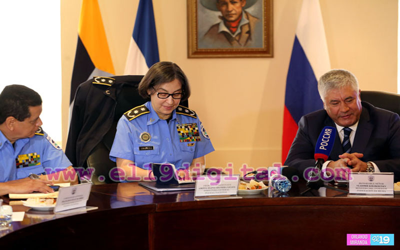 Jefatura Nacional de la Policía sostiene reunión con Ministro del Interior de la Federación de Rusia 