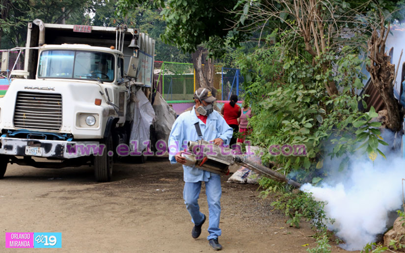 Jornadas de fumigación no se interrumpen en Managua