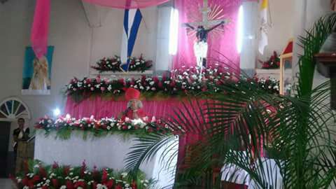 Cardenal Brenes celebra al Señor de Esquipulas en Carazo