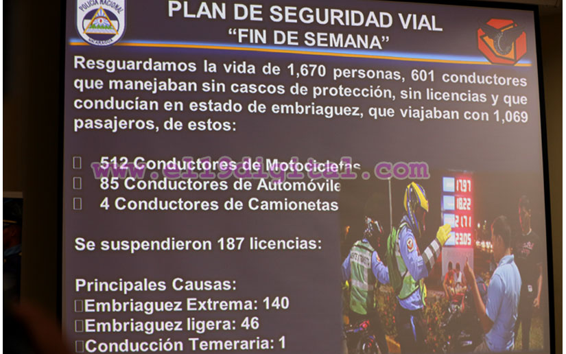 Planes policiales en vías ayudan a preservar la vida