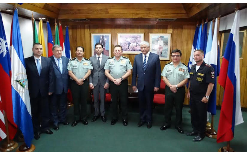 Ejército informa sobre visita de Ministro del Interior de Rusia