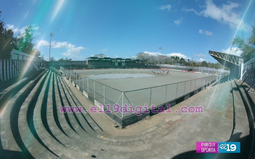 Avanza en 90% primera etapa de remodelación del estadio Diriangén