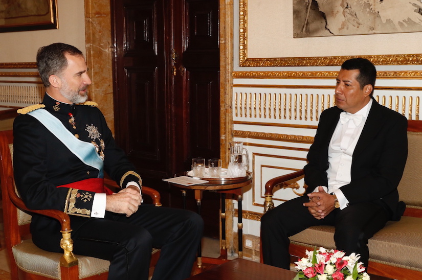 Embajador de Nicaragua en España presenta cartas credenciales al Rey Felipe VI (VIDEO)
