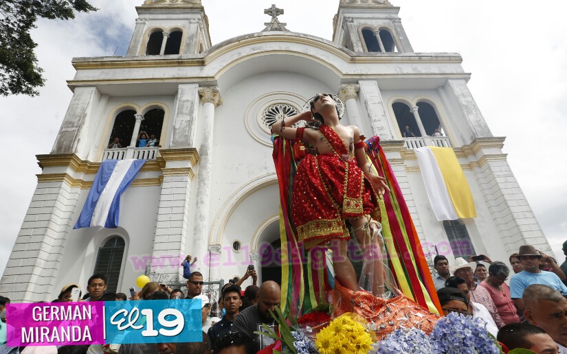 Fervor popular y cultura sobresalen en festividades de San Sebastián en Diriamba