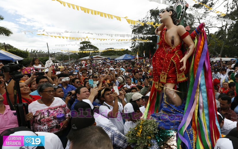Fervor popular y cultura sobresalen en festividades de San Sebastián en Diriamba