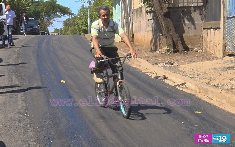 Calles para el pueblo llevará bienestar a familias de 72 barrios de Managua 