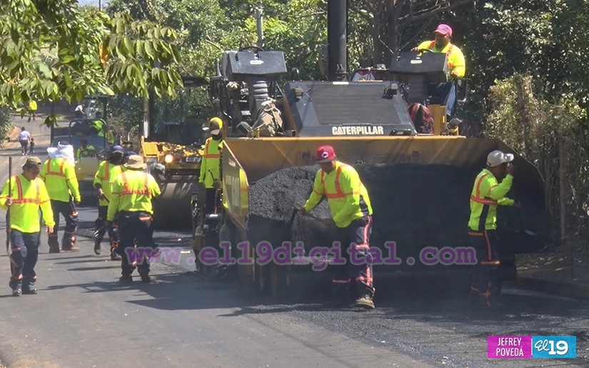 Calles para el pueblo llevará bienestar a familias de 72 barrios de Managua 