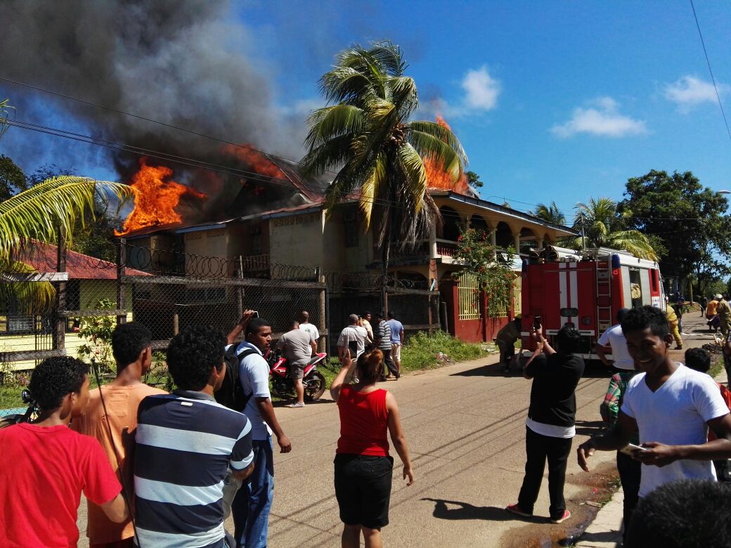 Incendio en Hotel Sandy Bay en Bilwi