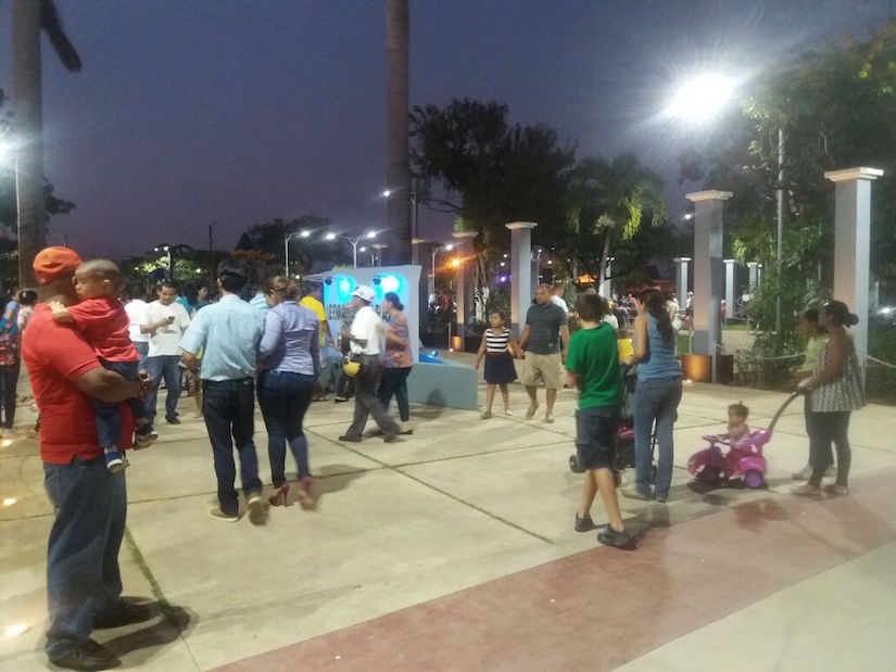 Rivas realiza importante inversión en modernización del Parque Central