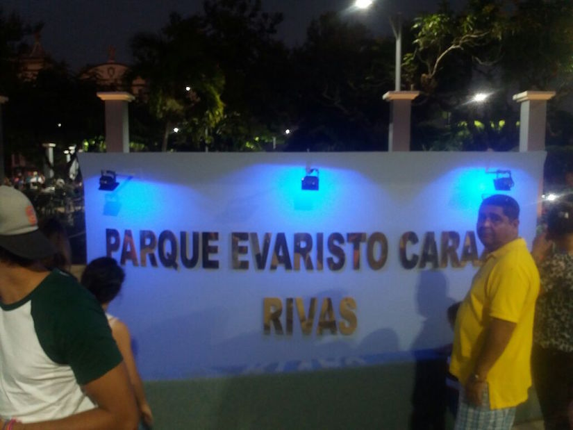 Rivas realiza importante inversión en modernización del Parque Central