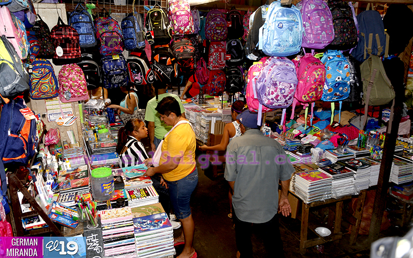Ventas de útiles escolares se incrementan 