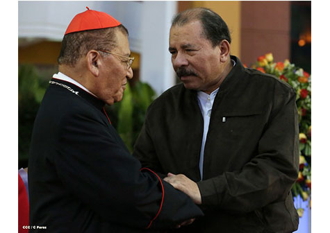 Cardenal Miguel felicita al Ejército de Nicaragua en su 34 aniversario