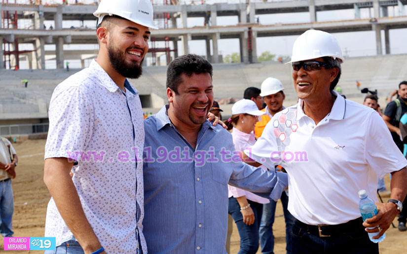 Denis Martínez destaca avances en construcción del nuevo Estadio Nacional de Béisbol