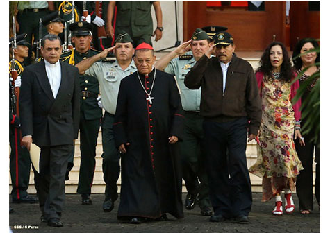 Cardenal Miguel felicita al Ejército de Nicaragua en su 34 aniversario