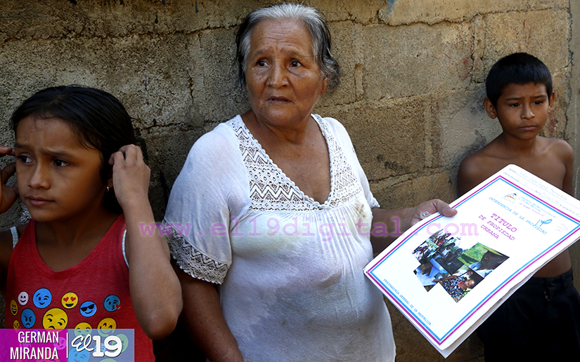 Tranquilidad y seguridad llega a familias del distrito V 