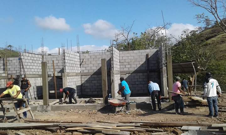 Construyen primera etapa de mercado municipal en Comalapa