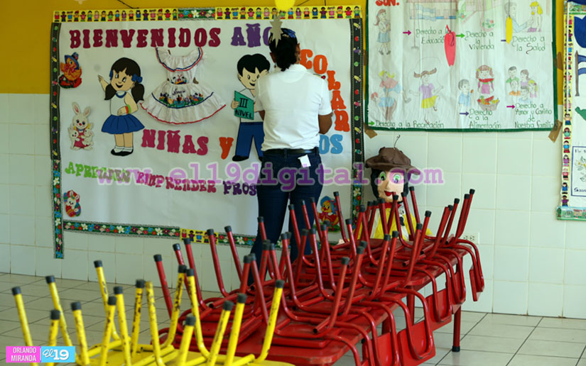 Ambientes escolares son preparados de cara al arranque del año escolar
