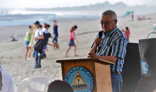 Inauguran primera etapa del dique costero de Corinto