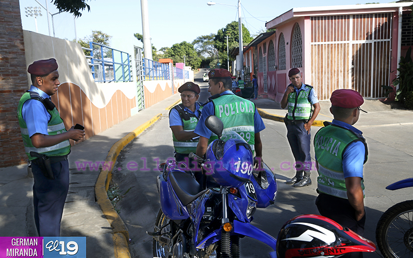 Familias destacan presencia policial en la capital