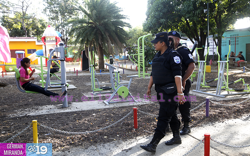 Familias destacan presencia policial en la capital