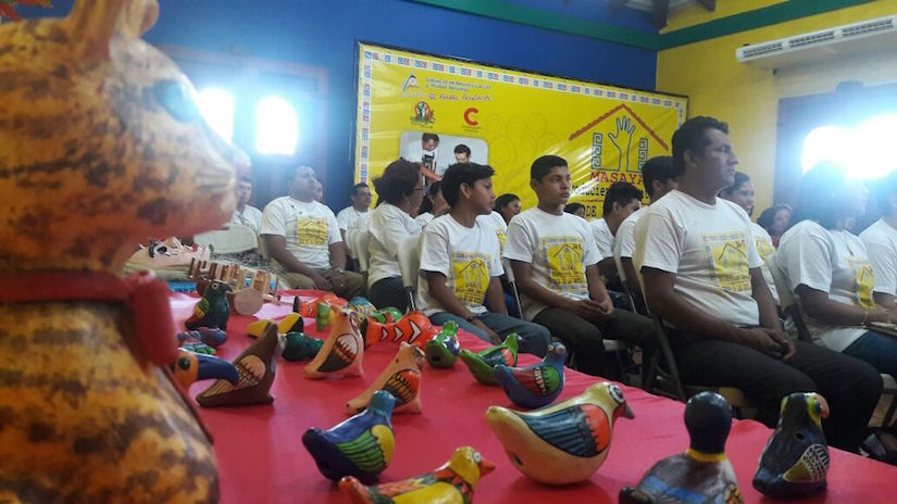 Clausura curso de artesanías tradicionales en Masaya