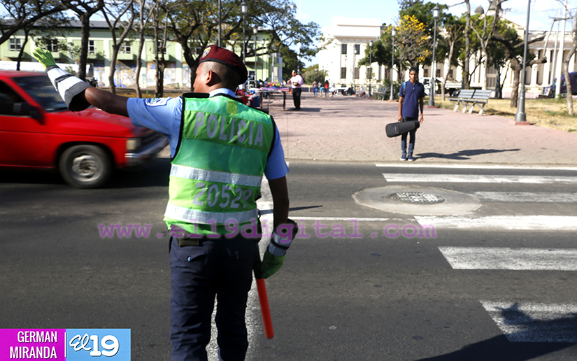 Policía Nacional ejecuta plan de seguridad en el mayor circuito turístico de Managua 
