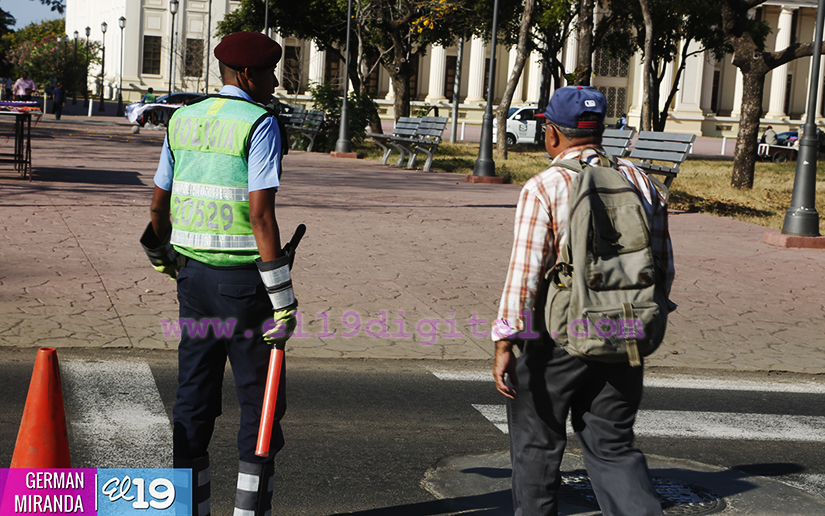 Policía Nacional ejecuta plan de seguridad en el mayor circuito turístico de Managua 