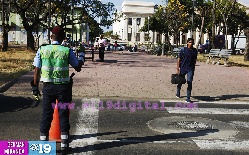 Policía Nacional ejecuta plan de seguridad en el mayor circuito turístico de Managua 