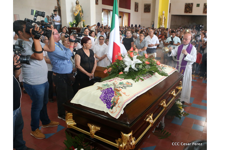 Ultimo adiós a Sor Emilia Rachela 