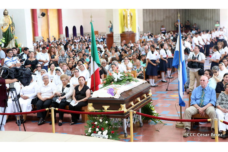 Ultimo adiós a Sor Emilia Rachela 