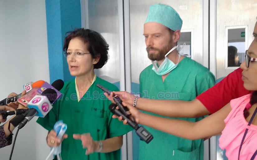 Brigada belga realiza complejas operaciones de corazón abierto a niños nicaragüenses