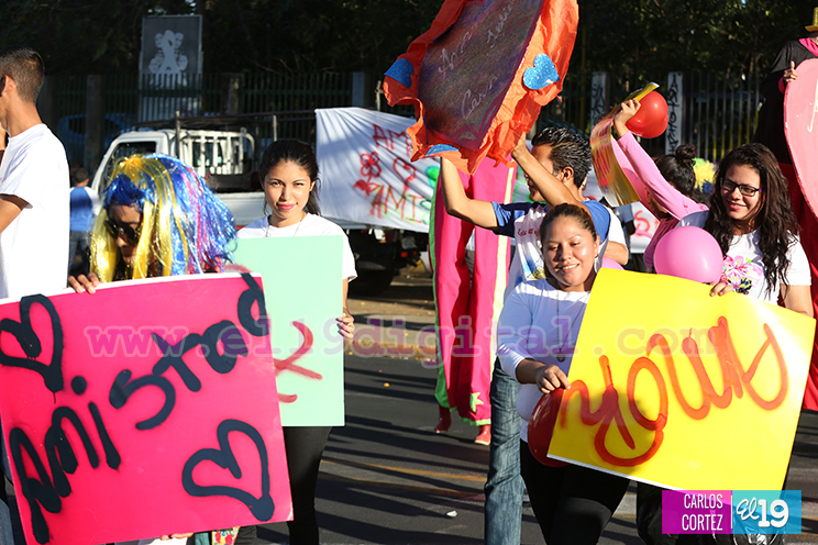 Juventud Sandinista celebra el Amor y la Amistad junto a la población