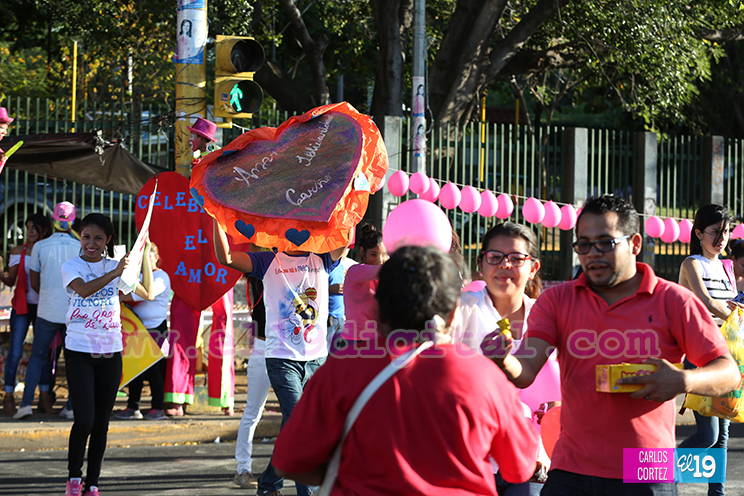 Juventud Sandinista celebra el Amor y la Amistad junto a la población