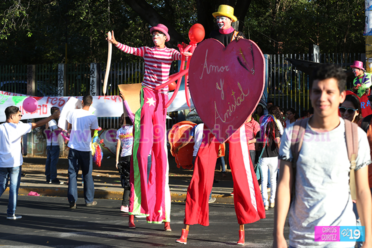 Juventud Sandinista celebra el Amor y la Amistad junto a la población